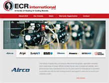 Tablet Screenshot of ecrinternational.com